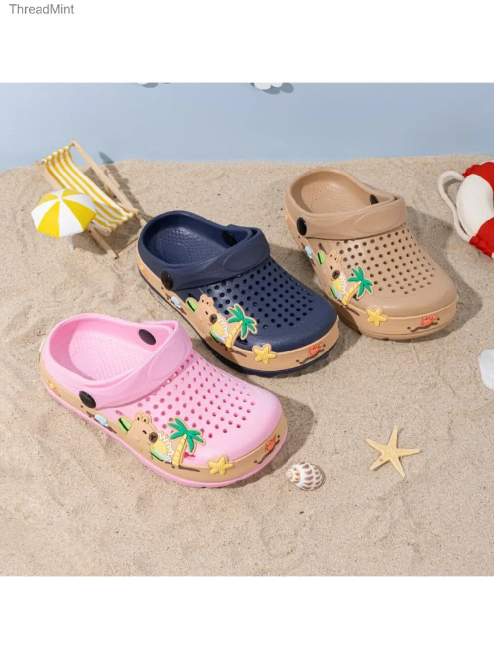 Kids Toddler Garden Clogs Water Shoes Lightweight EVA Slip On Summer Beach Pool